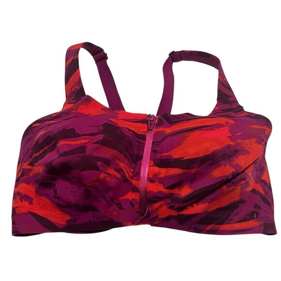 Victoria Secret PRINT  Knockout High Impact Front-Close Sports Bra sIze 38DDD - Picture 8 of 9